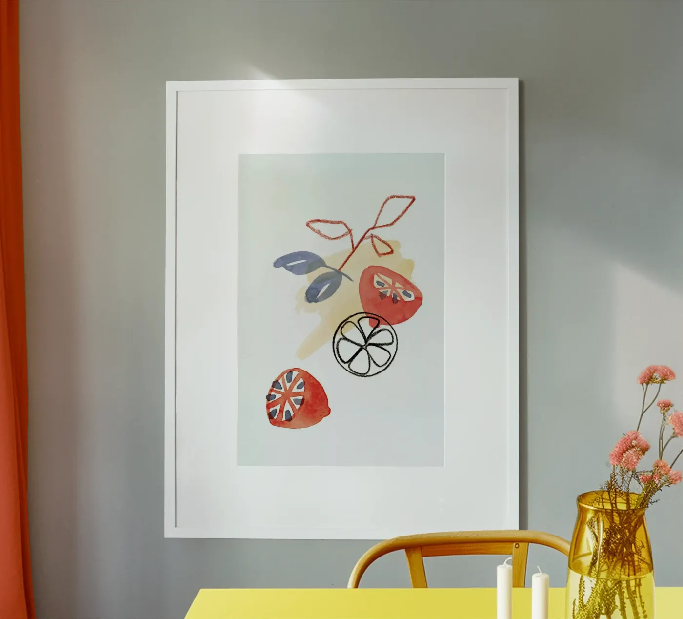 Lemons 2 poster by Farina Kuklinski
