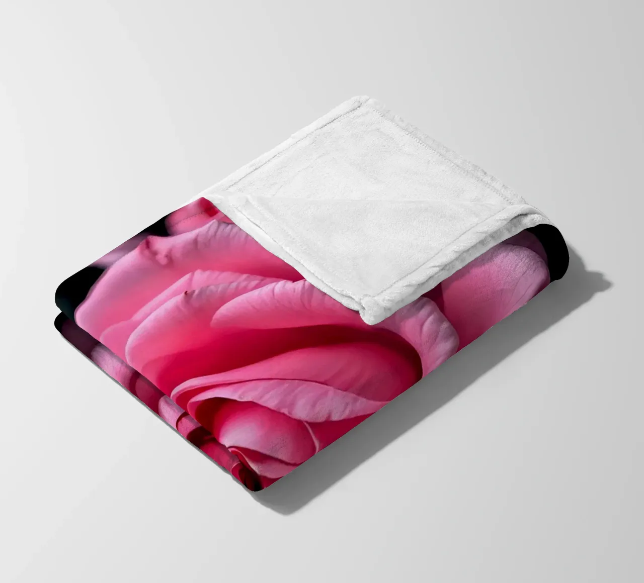 Rose_rosa_05 fleece blanket by Farb- und Blütenzauber by LK