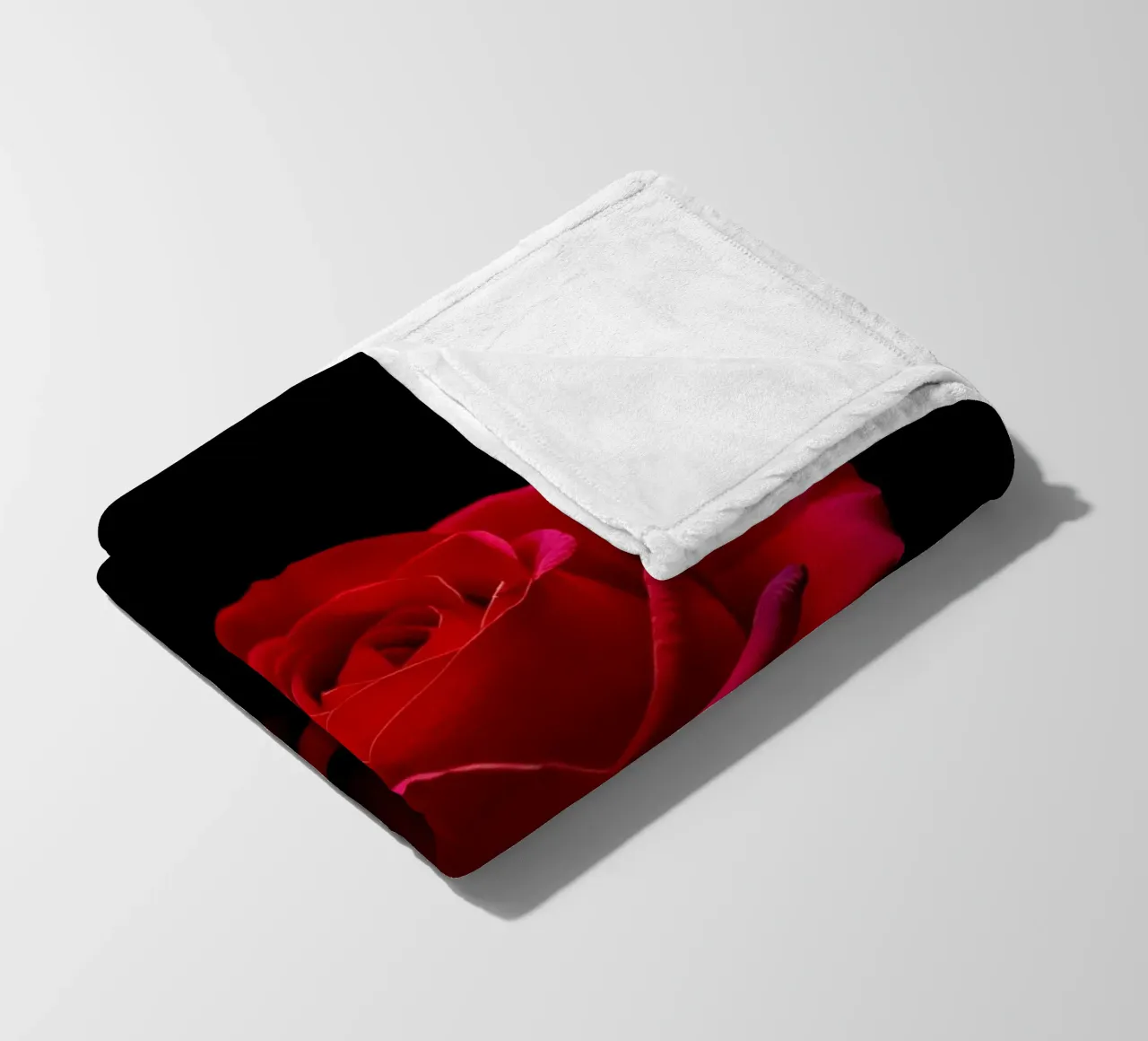 Rosa_rot_01 coperta in pile da Farb- und Blütenzauber by LK