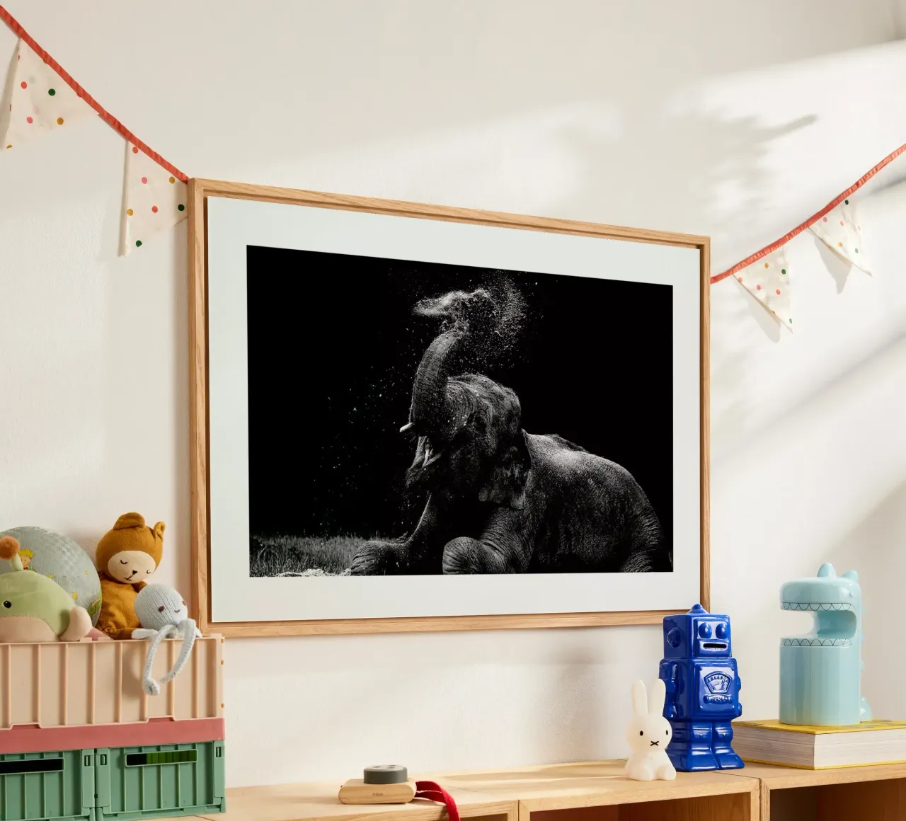 Frolicking Elephant plexiglass da Natural Kingdom