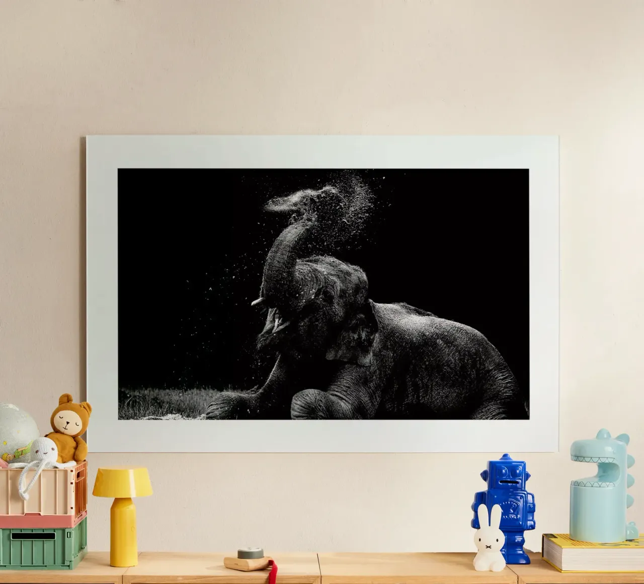 Frolicking Elephant plexiglass da Natural Kingdom