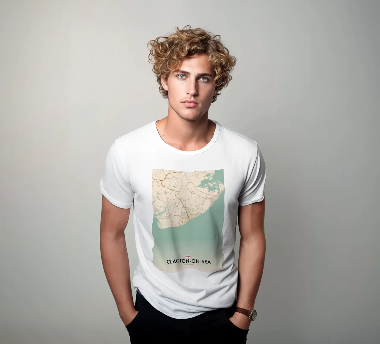 Clacton on Sea Regno Unito t-shirt da Jacob W MICKELSON