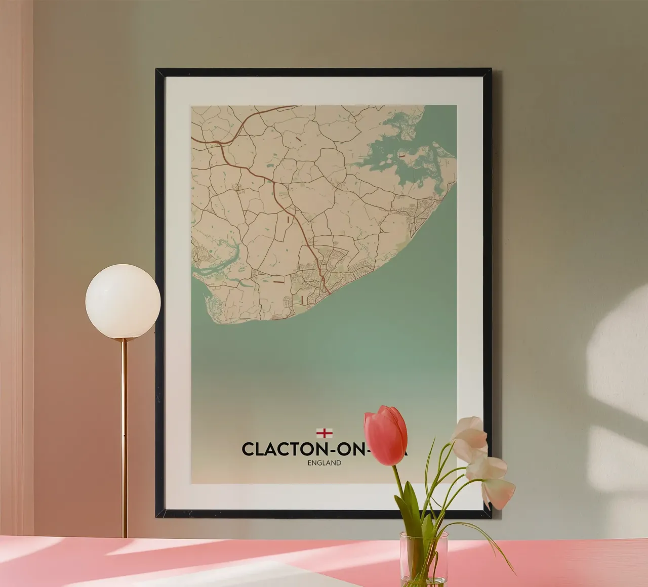 Clacton on Sea Regno Unito carta hahnemühle da Jacob W MICKELSON