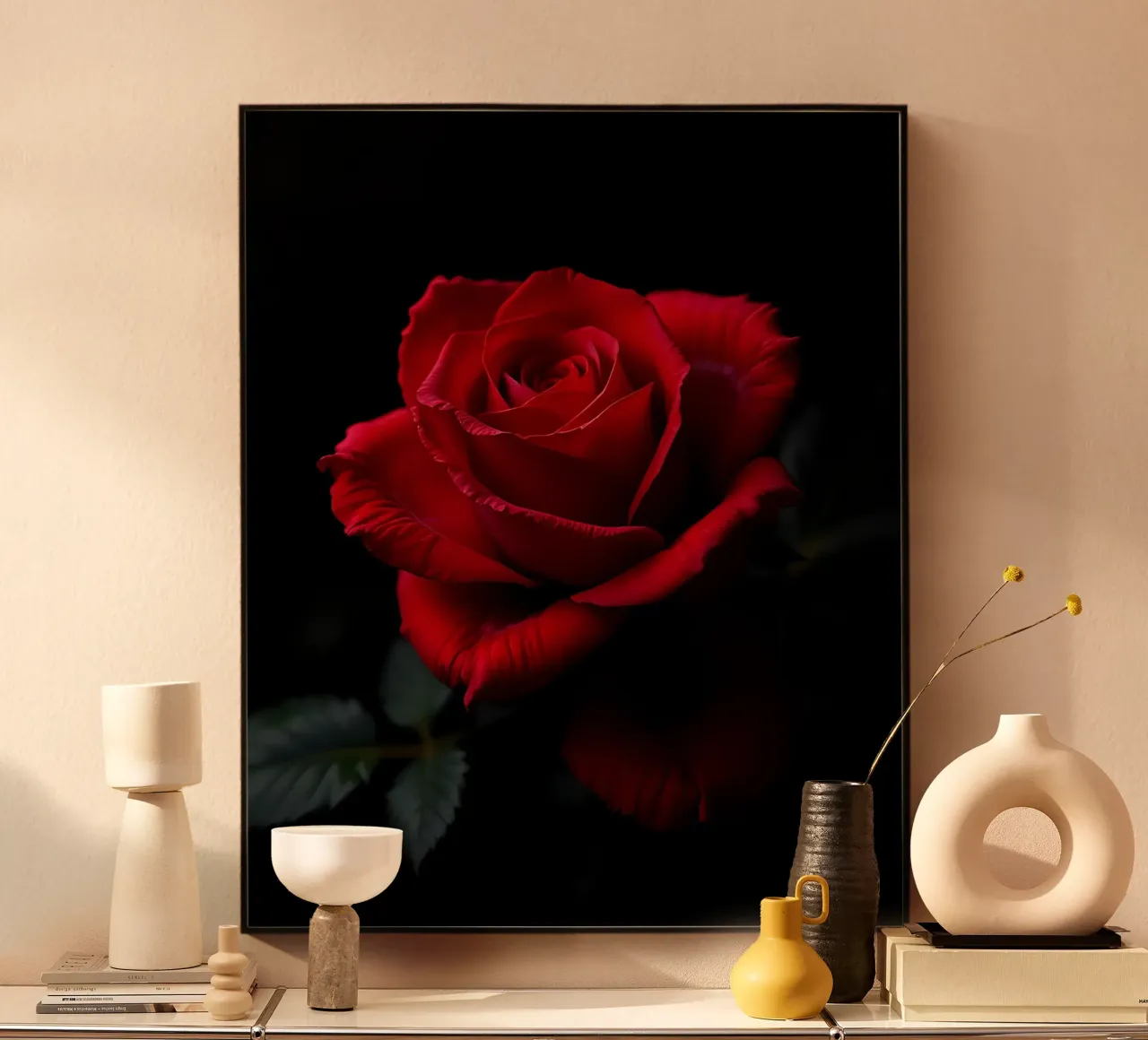 Rosa_rot_02 plexiglass da Farb- und Blütenzauber by LK