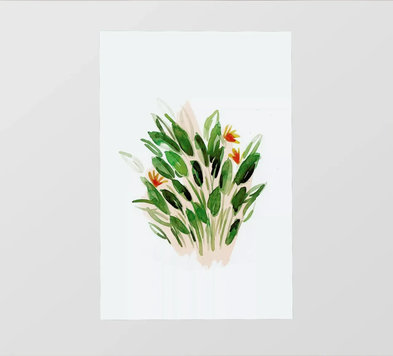 Plants 06 telo in pvc da Farina Kuklinski