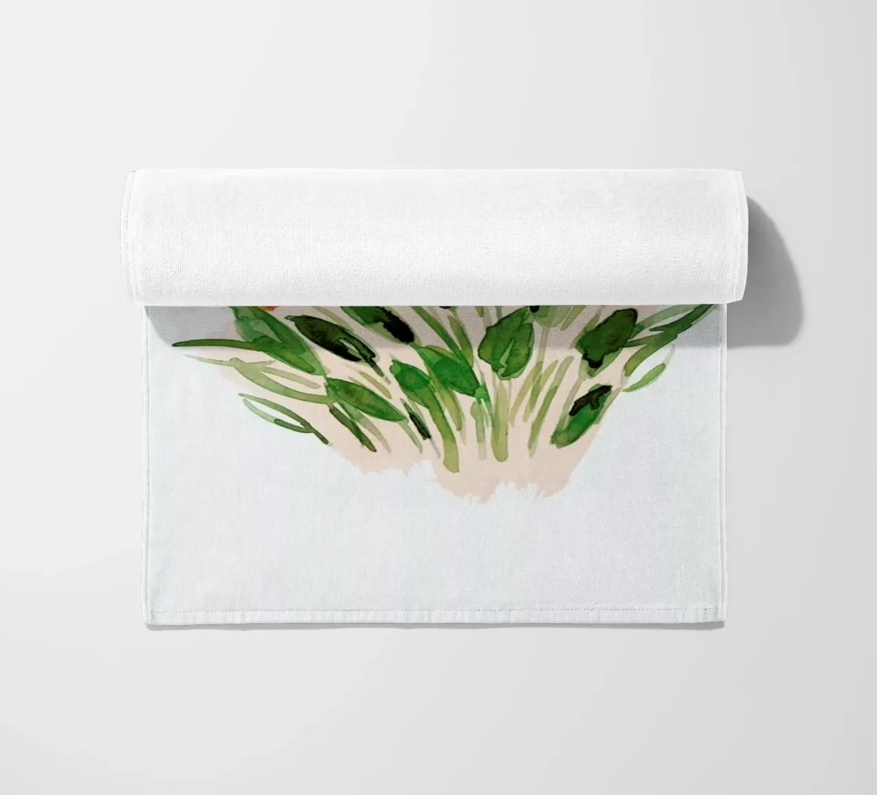 Plants 06 beach towel by Farina Kuklinski