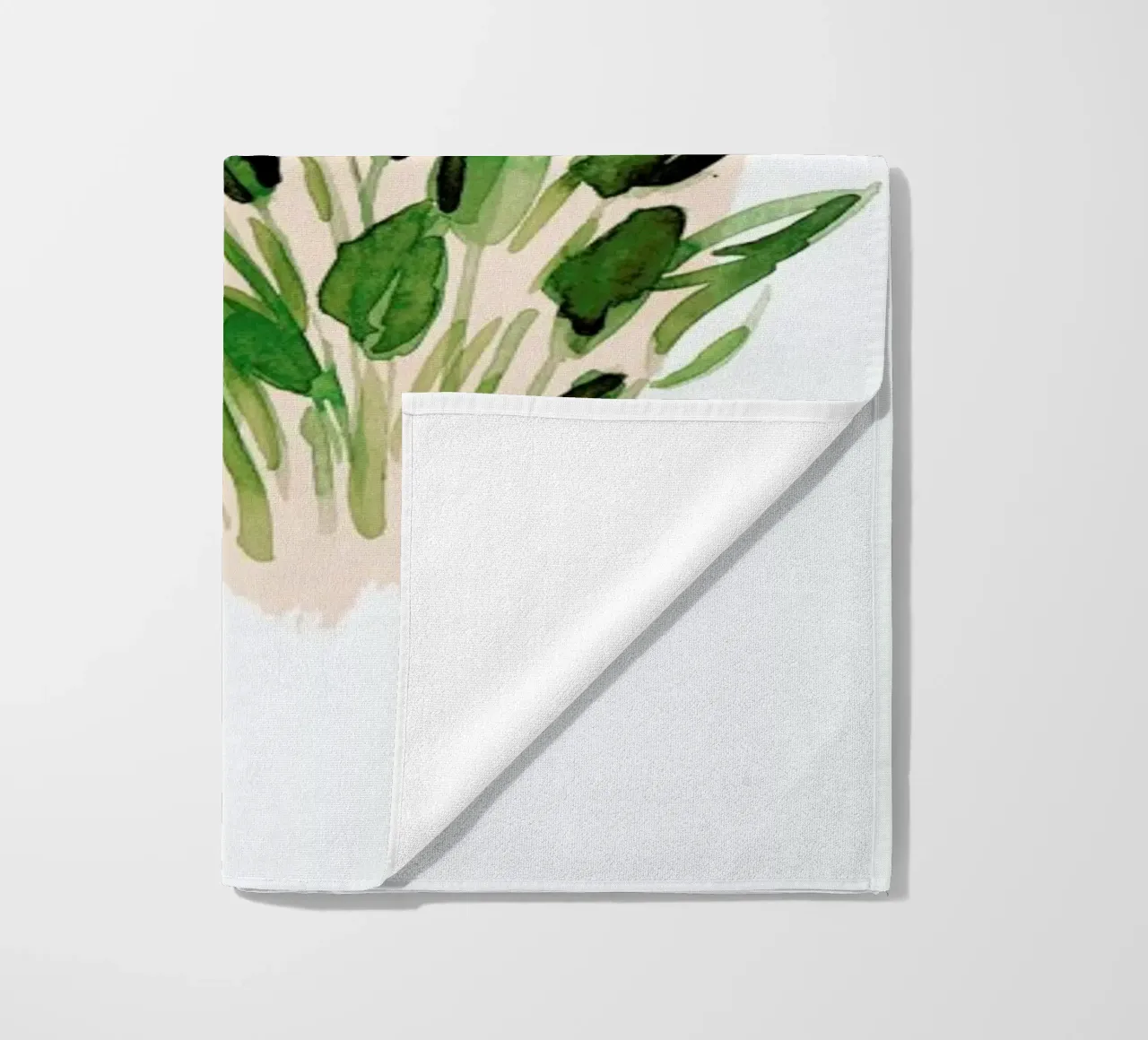 Plants 06 beach towel by Farina Kuklinski