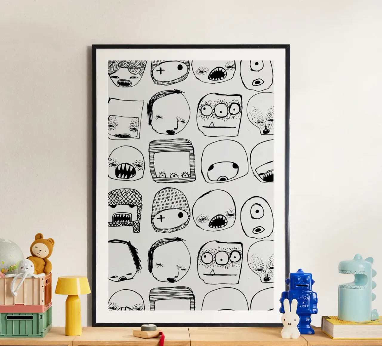 Queridos poster con telaio in alluminio da Arthelps gGmbH