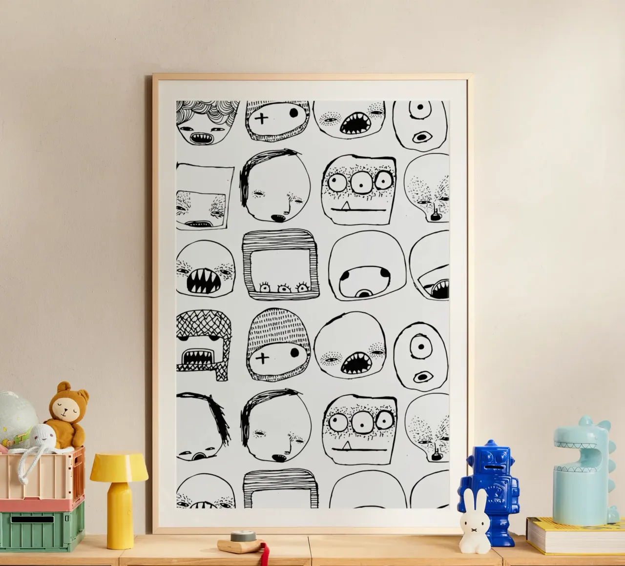 Queridos poster con telaio in alluminio da Arthelps gGmbH