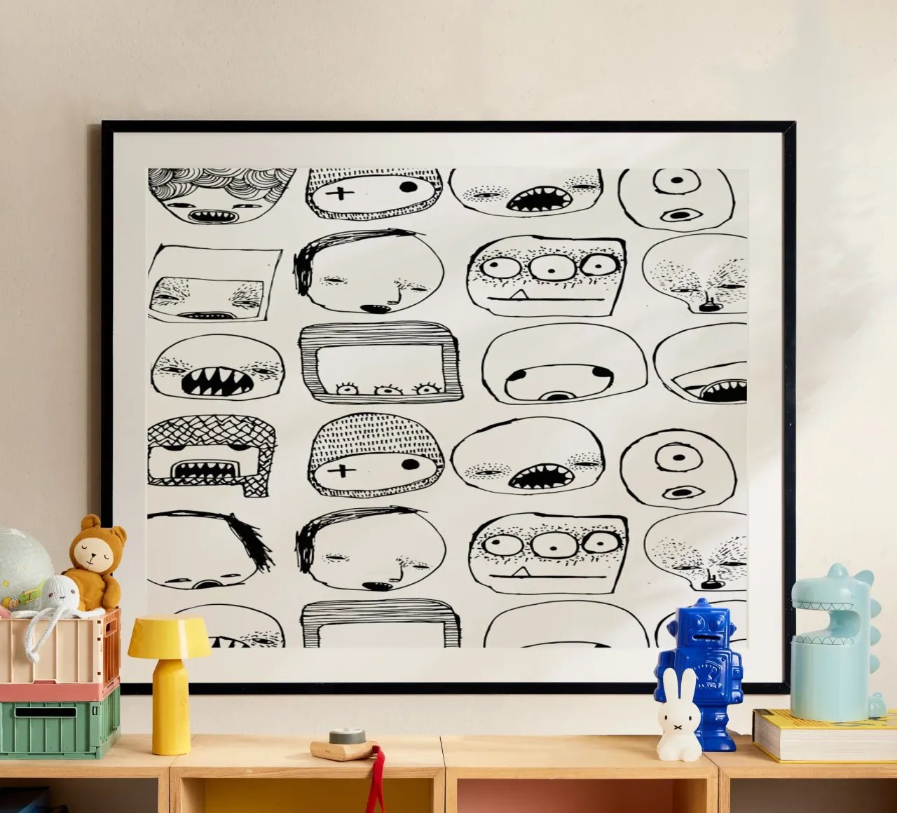 Queridos poster con telaio in alluminio da Arthelps gGmbH