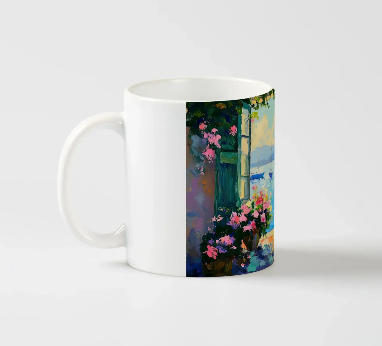 Matisse ispira "Esplosione di colori al mattino tazza in ceramica da ArtByNiki