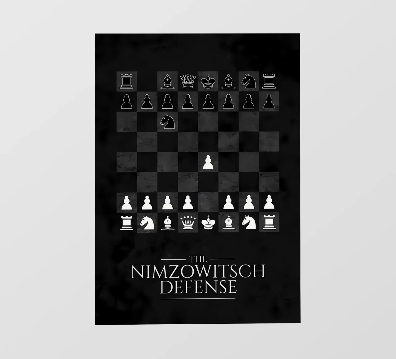 Difesa Nimzowitsch Scacchi telo in pvc da Jacob W MICKELSON
