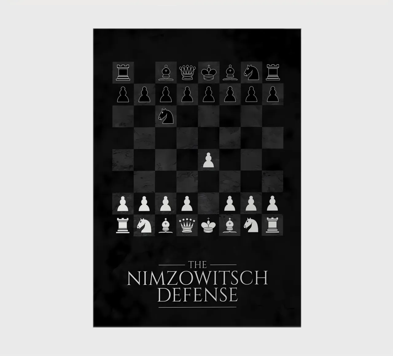 Nimzowitsch Defense Chess notebook by Jacob W MICKELSON