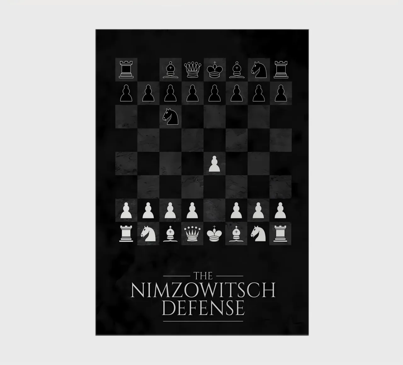 Nimzowitsch Defense Chess notebook by Jacob W MICKELSON