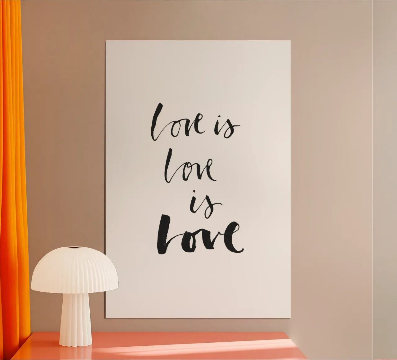 Love White poster da Klaus with K