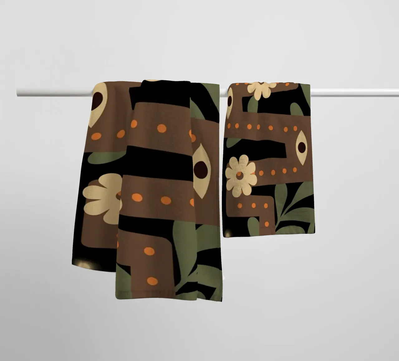 Serpent II towel by Dharma