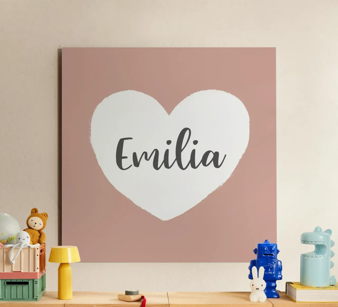 Herz personalisierbar alluminio dibond da All Colours