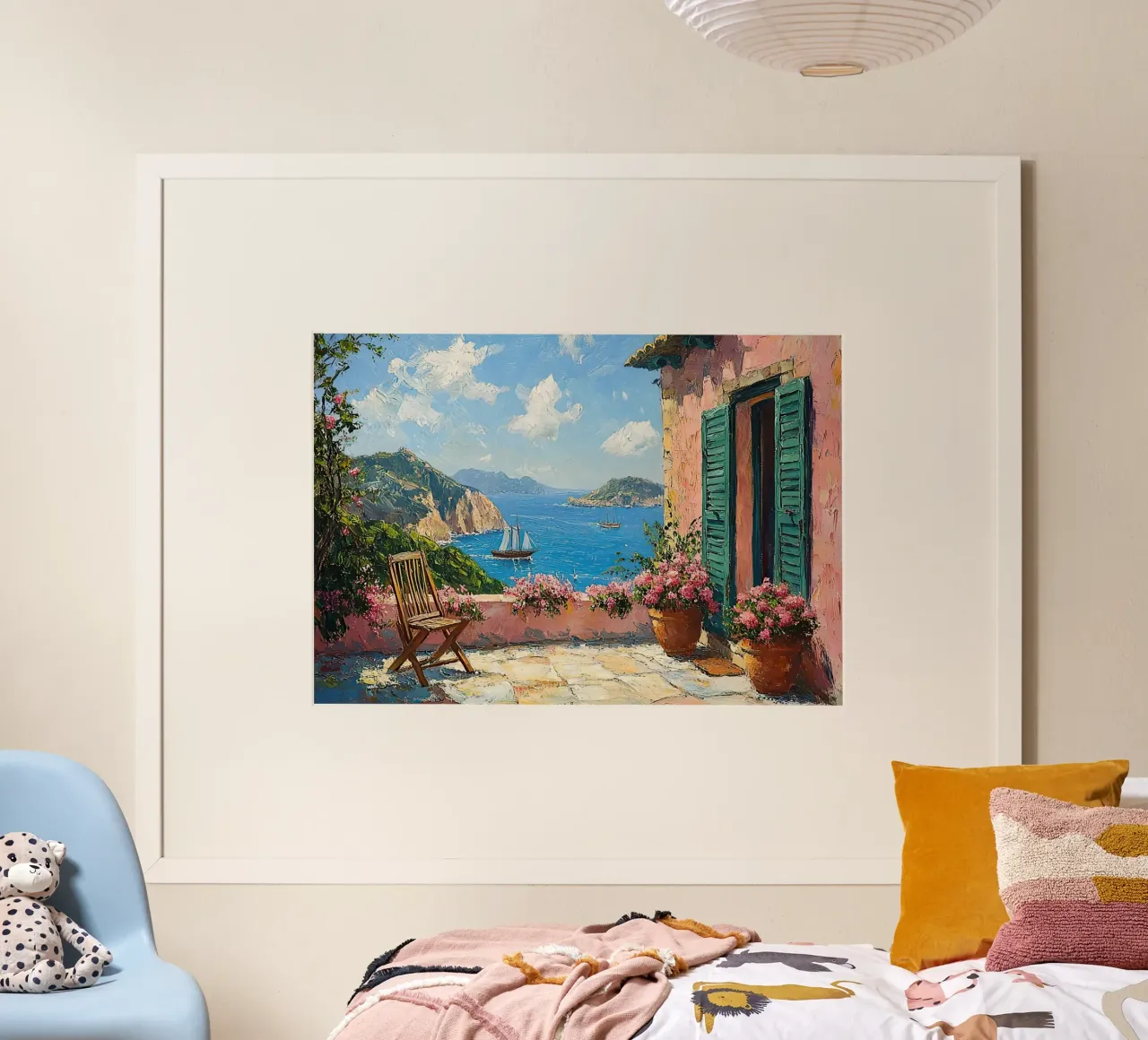 Matisse ispira le "Impressioni fauviste". poster con telaio in plastica da Nikis Art Studio