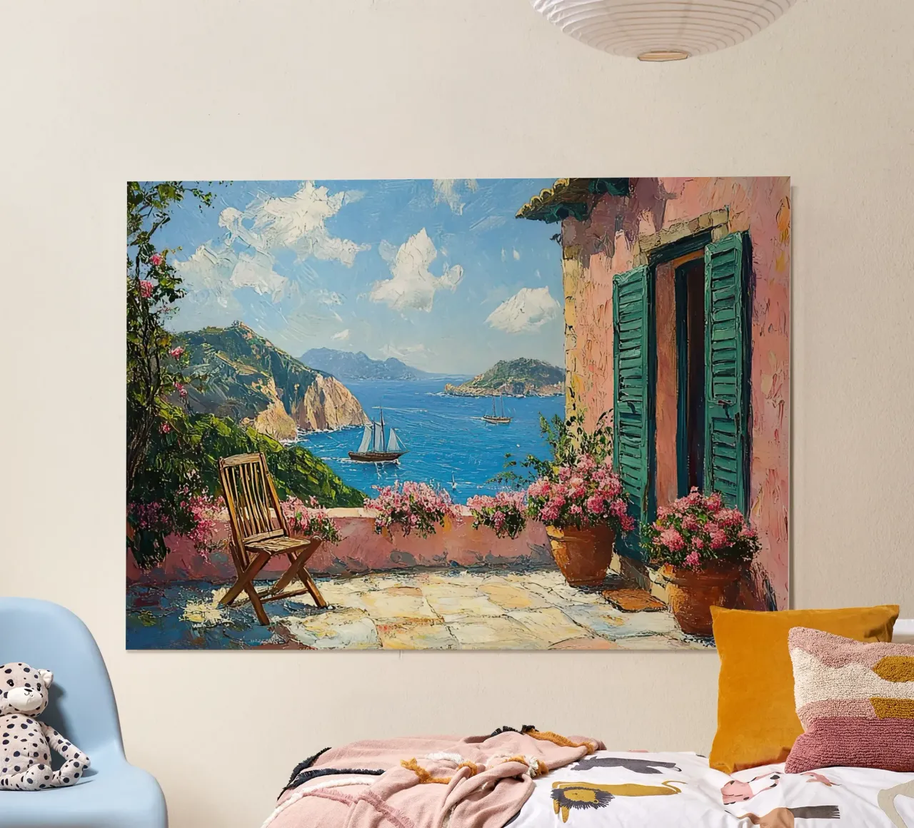 Matisse ispira le "Impressioni fauviste". poster con telaio in plastica da Nikis Art Studio