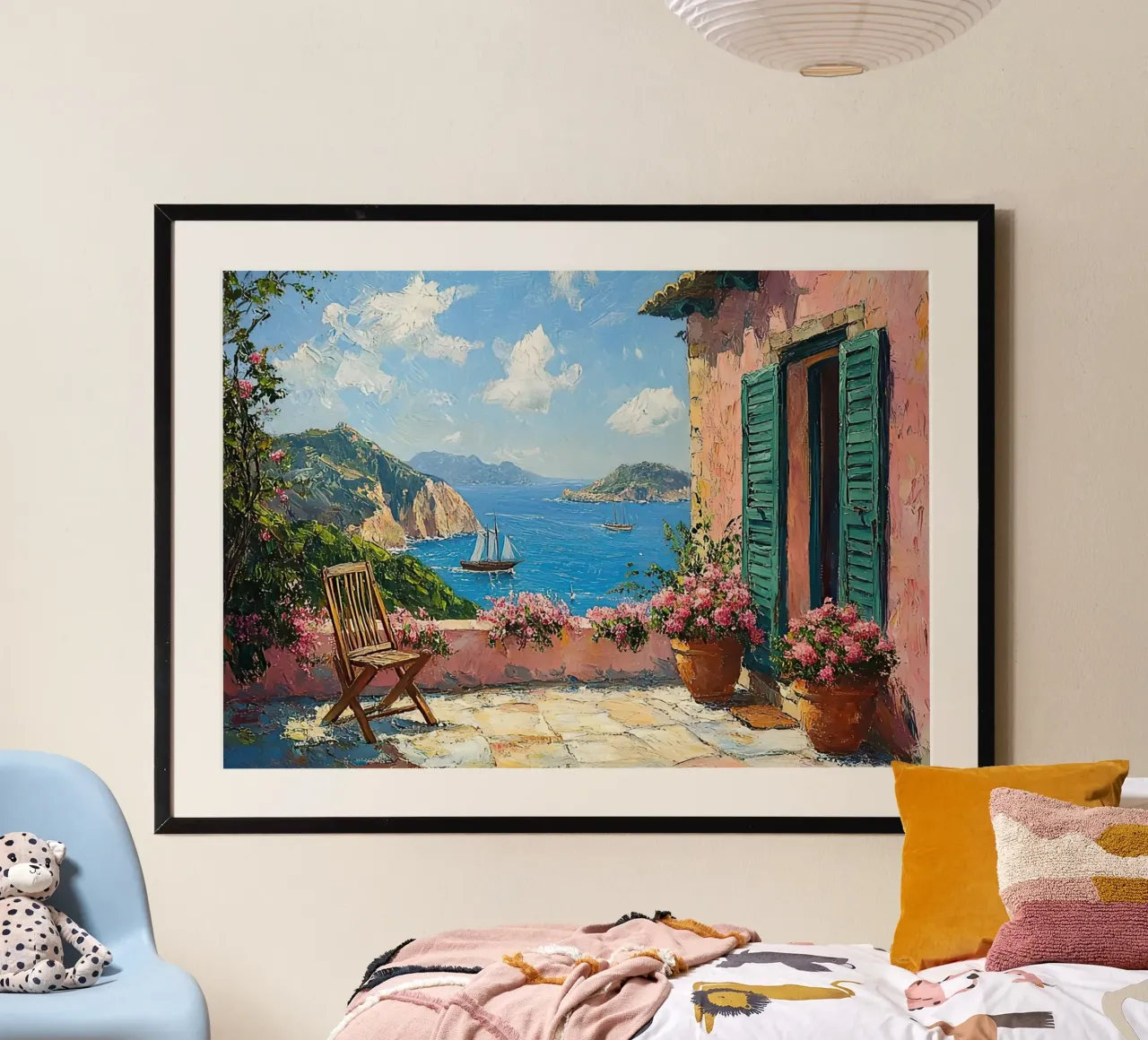 Matisse ispira le "Impressioni fauviste". poster con telaio in plastica da Nikis Art Studio