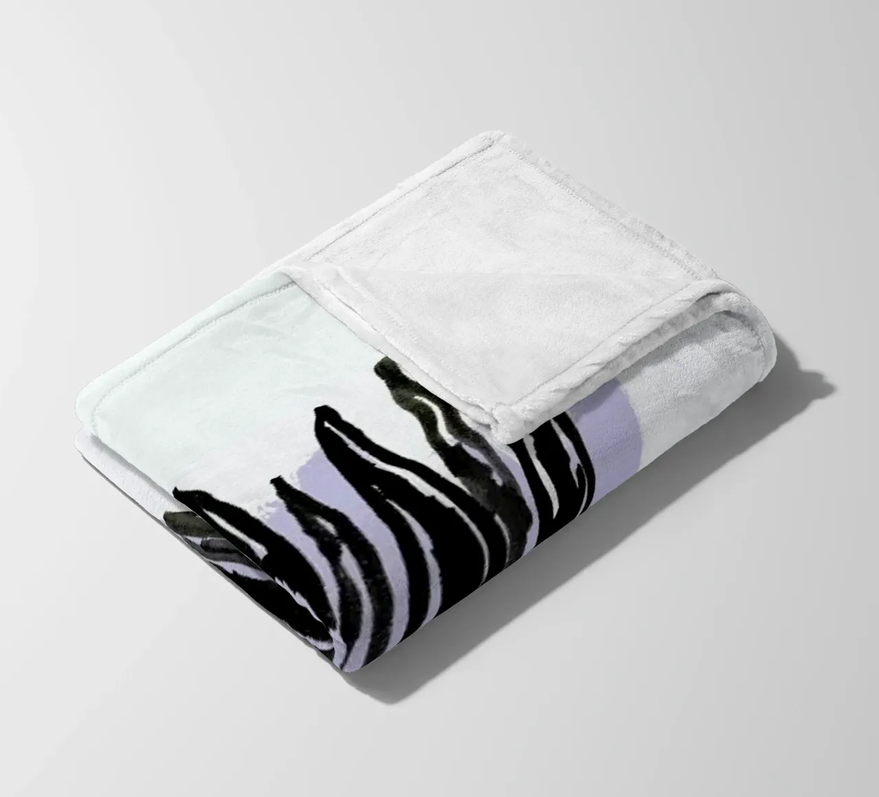 Plants & Colours 4 fleece blanket by Farina Kuklinski