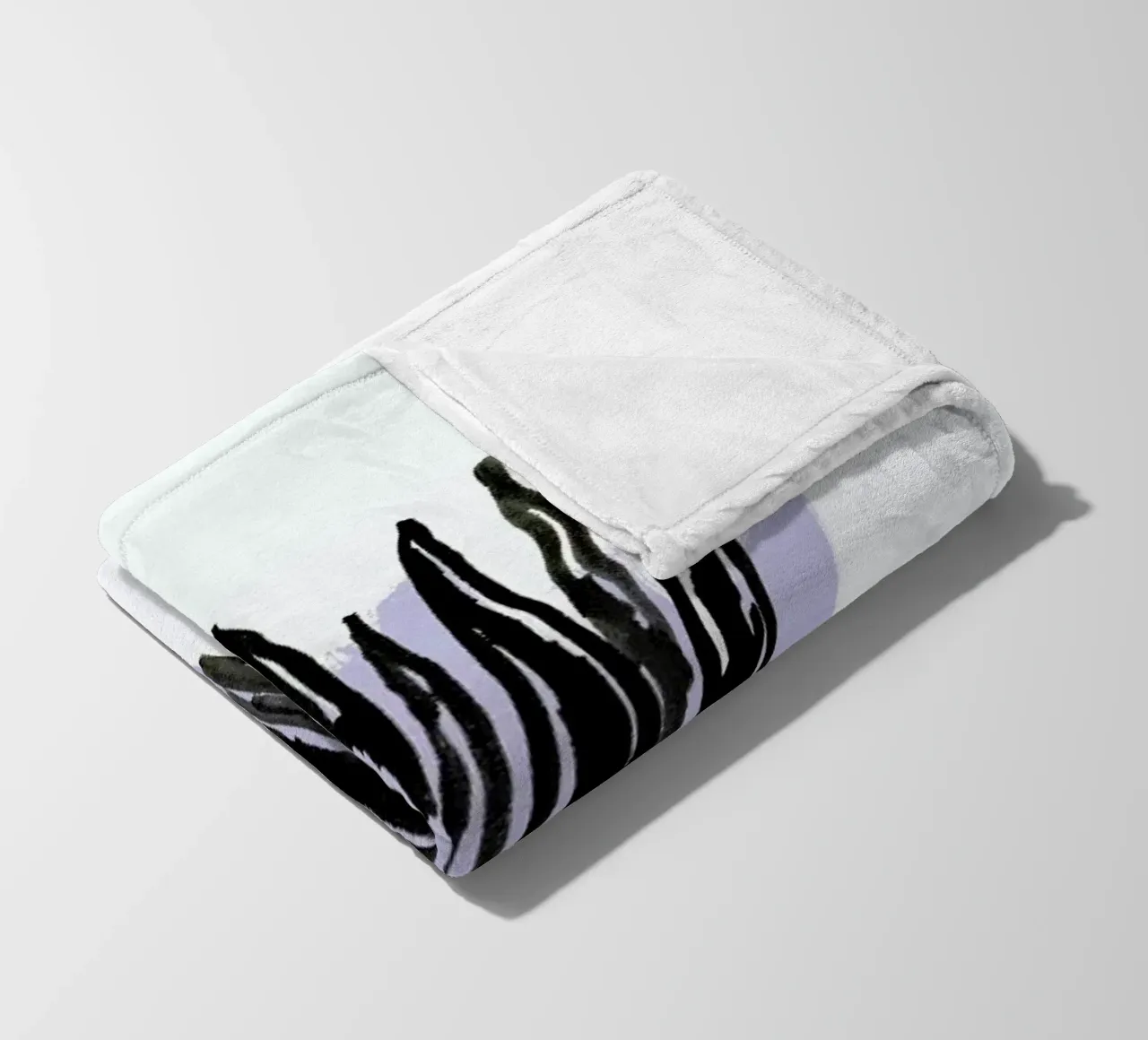 Plants & Colours 4 fleece blanket by Farina Kuklinski