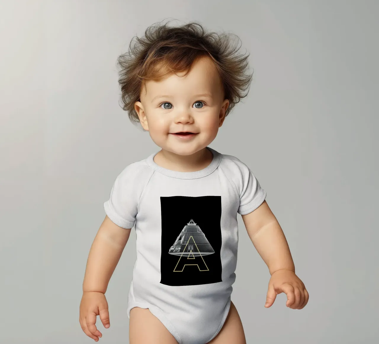 Apollo Midnight 2 body neonato maniche corte da Marc Schulthess