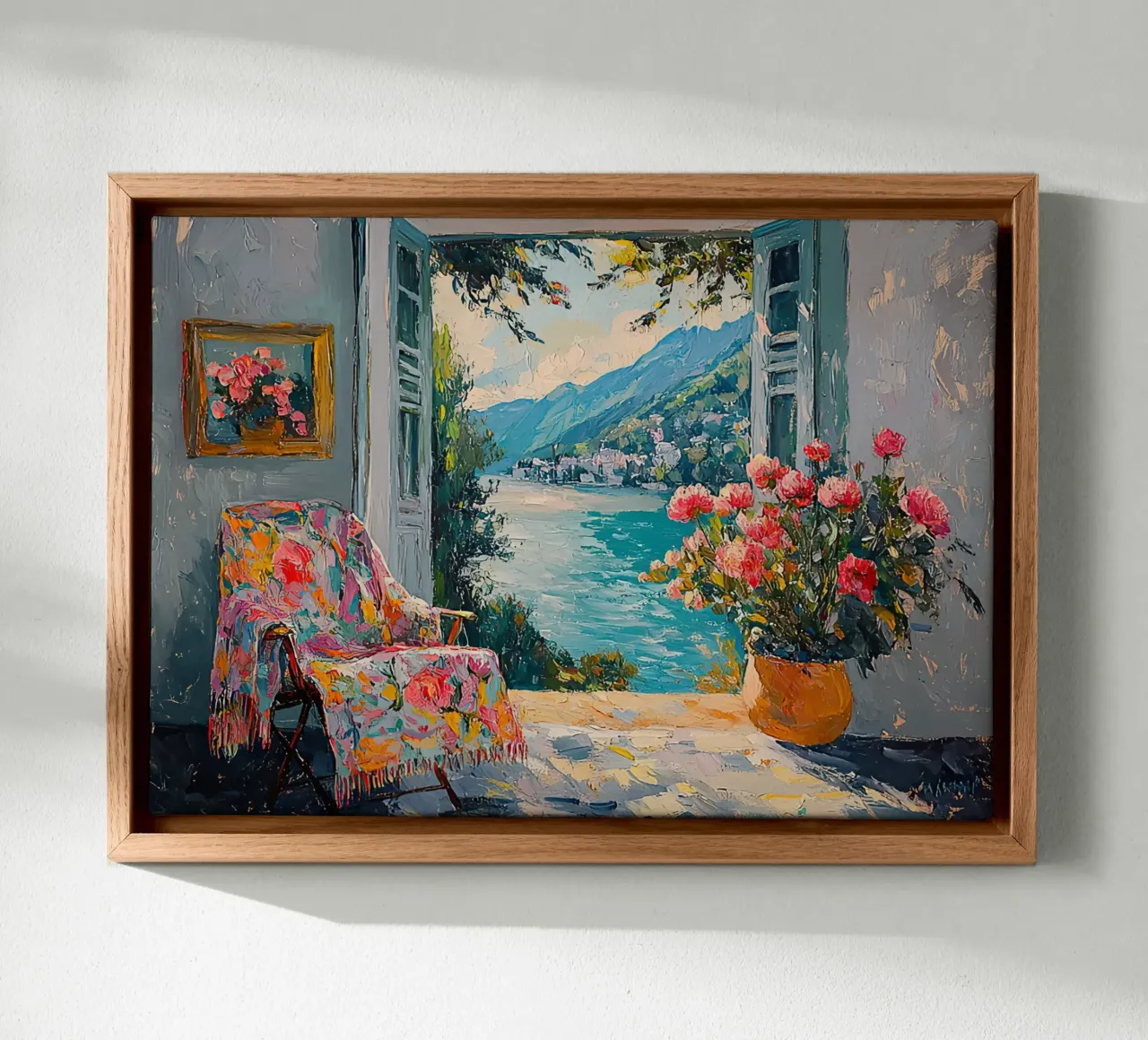 Matisse ispira i "Colori che cantano" tela con Cornice a cassetta da Nikis Art Studio