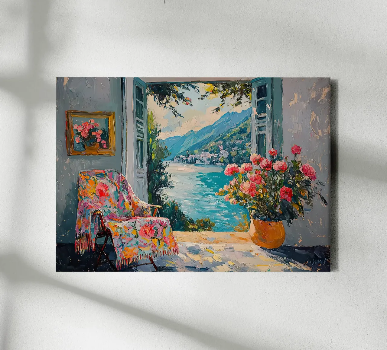 Matisse ispira i "Colori che cantano" tela con Cornice a cassetta da Nikis Art Studio