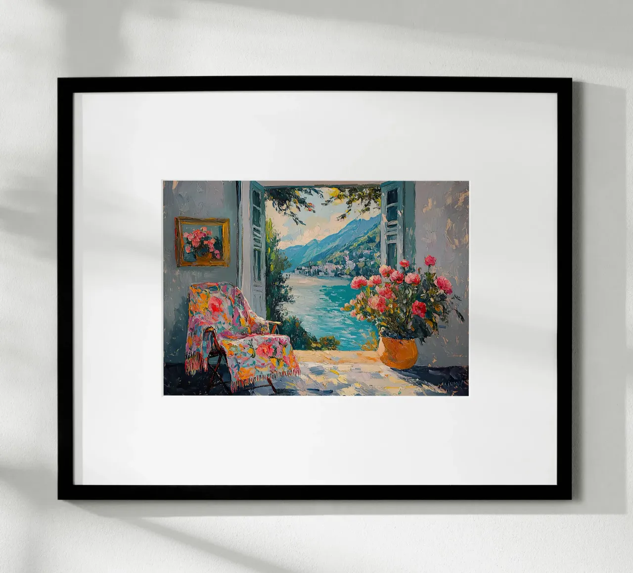 Matisse ispira i "Colori che cantano" poster con telaio in alluminio da Nikis Art Studio