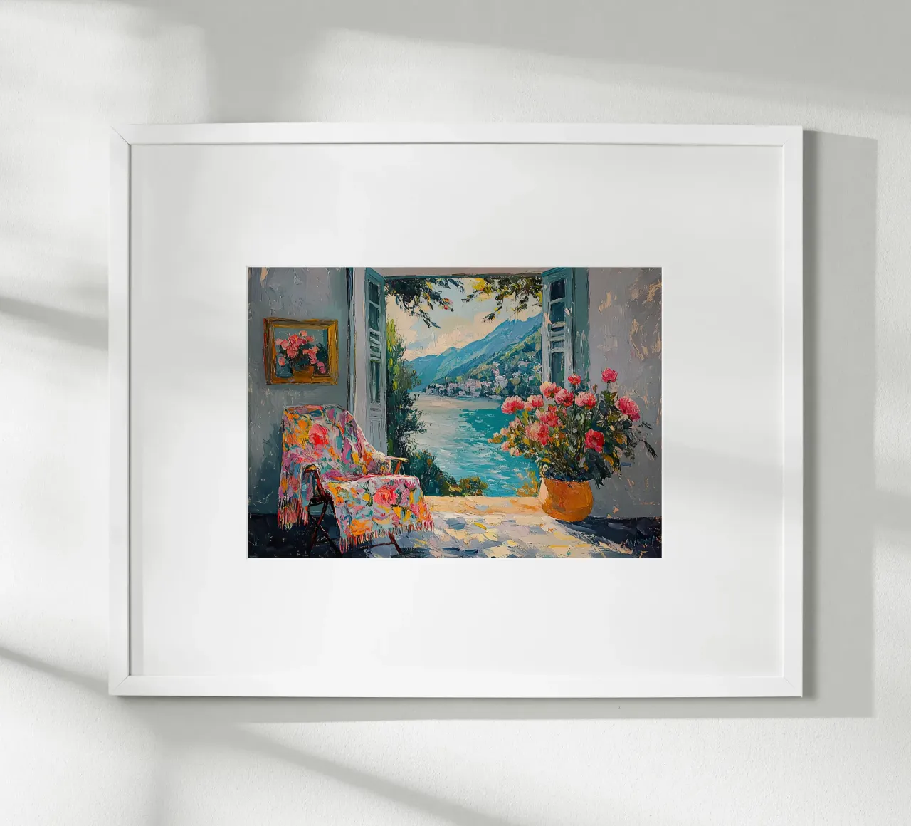 Matisse ispira i "Colori che cantano" poster con telaio in alluminio da Nikis Art Studio
