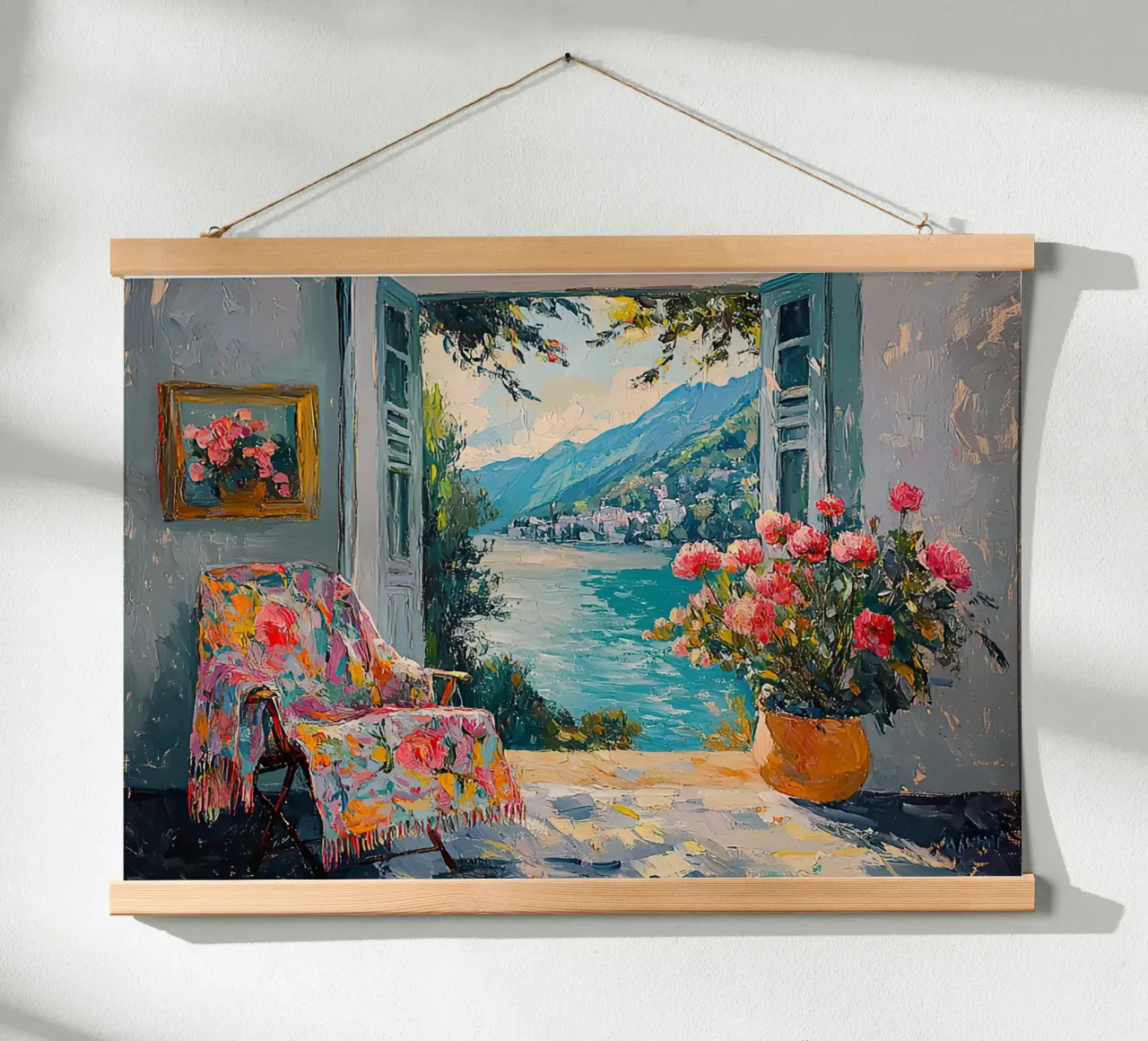 Matisse ispira i "Colori che cantano" poster con telaio in alluminio da Nikis Art Studio