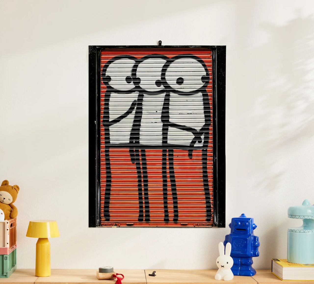 Streetart Rot 2 poster de Sadia