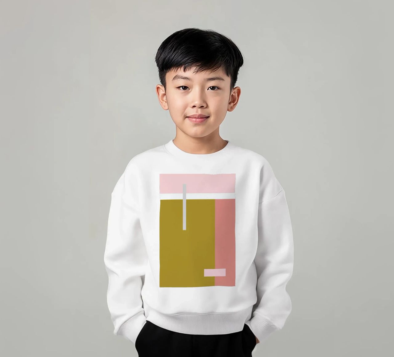 Color Blocking felpa bambino da Linda Gobeta