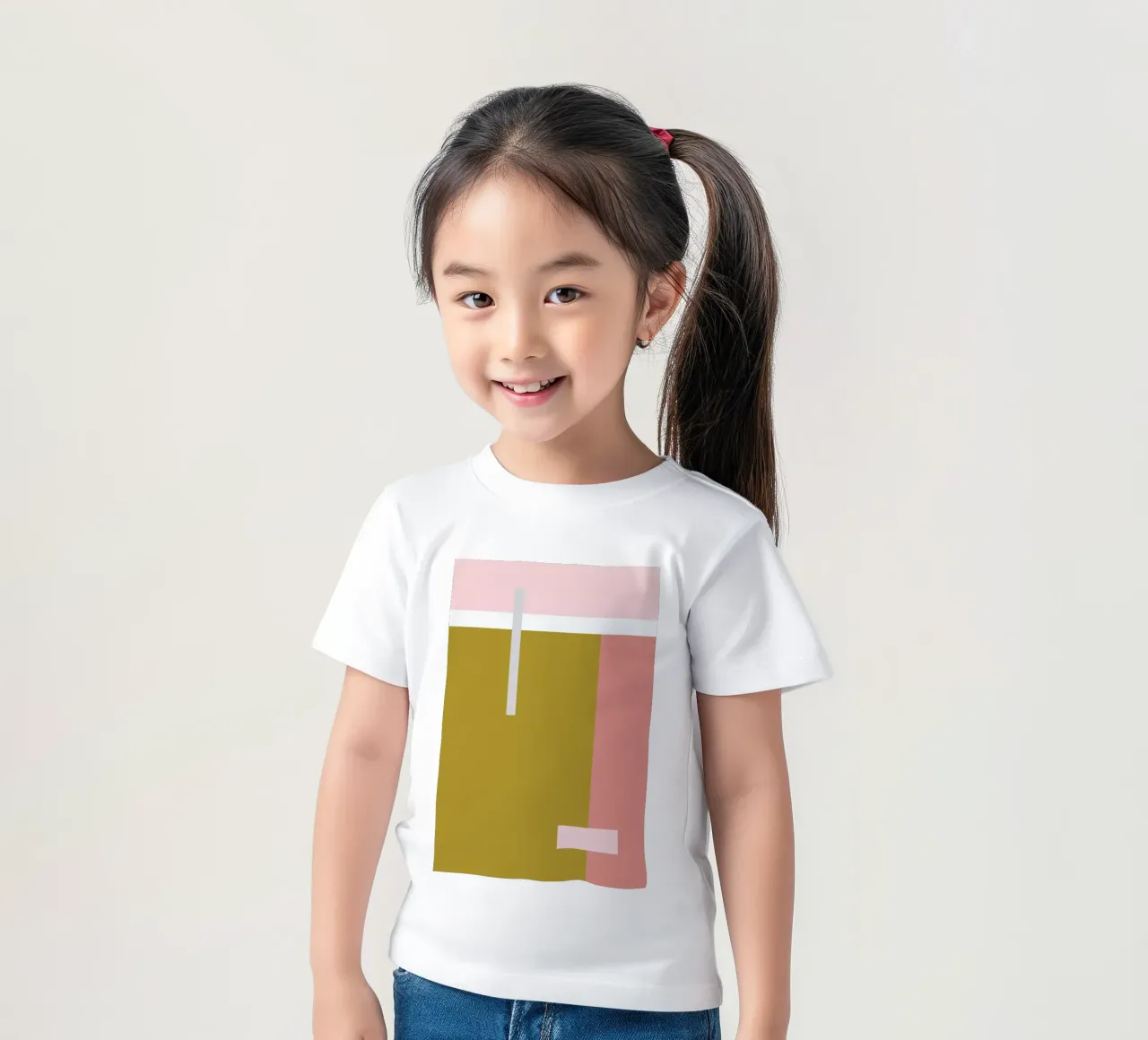 Color Blocking t-shirt bambini da Linda Gobeta