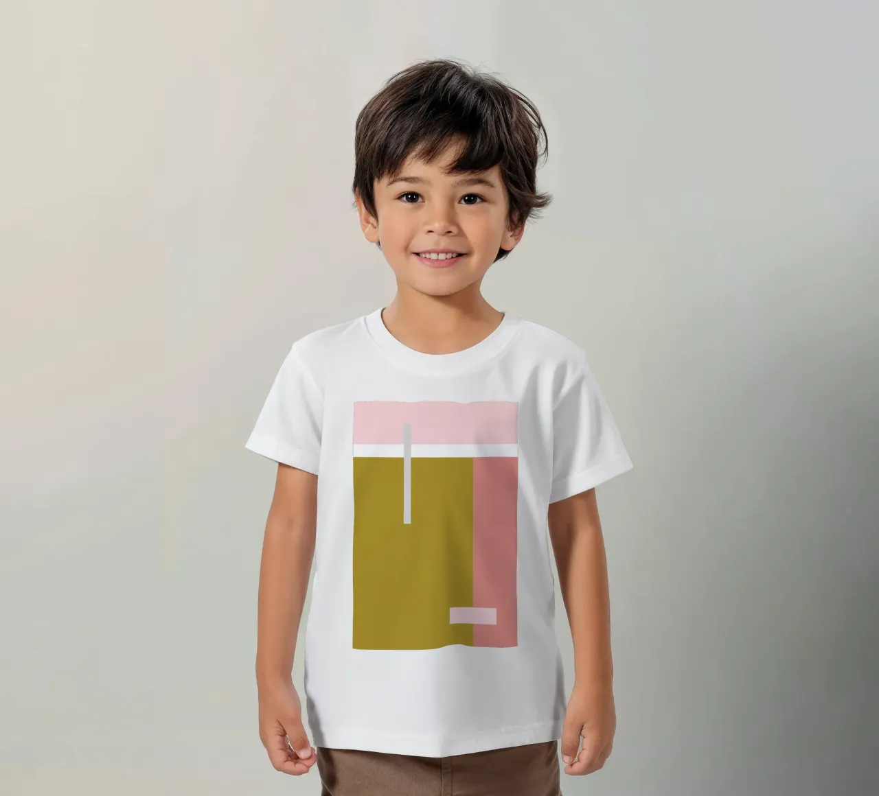 Color Blocking t-shirt bambini da Linda Gobeta