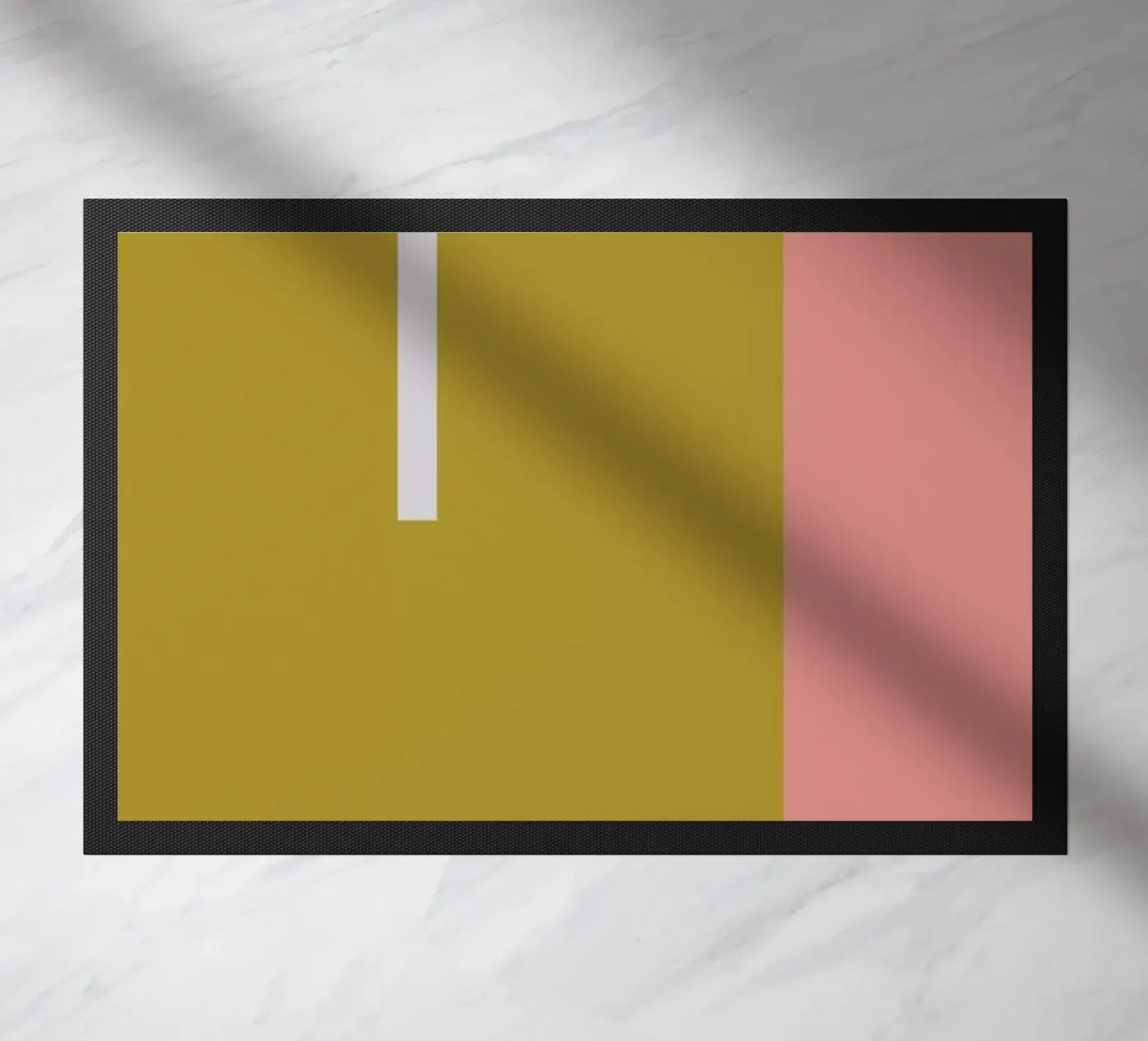 Color Blocking doormat by Linda Gobeta