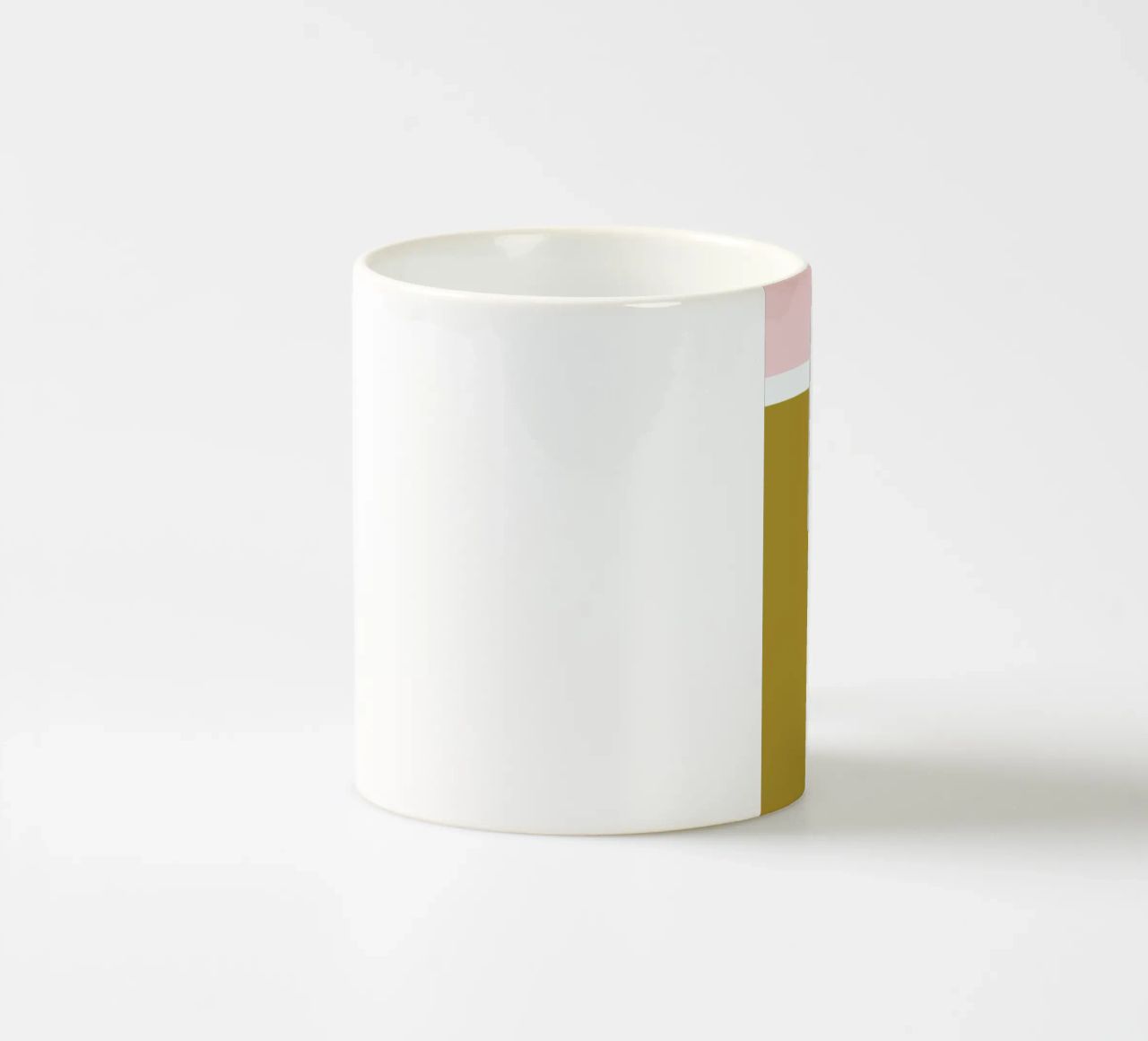 Color Blocking tazza in ceramica da Linda Gobeta