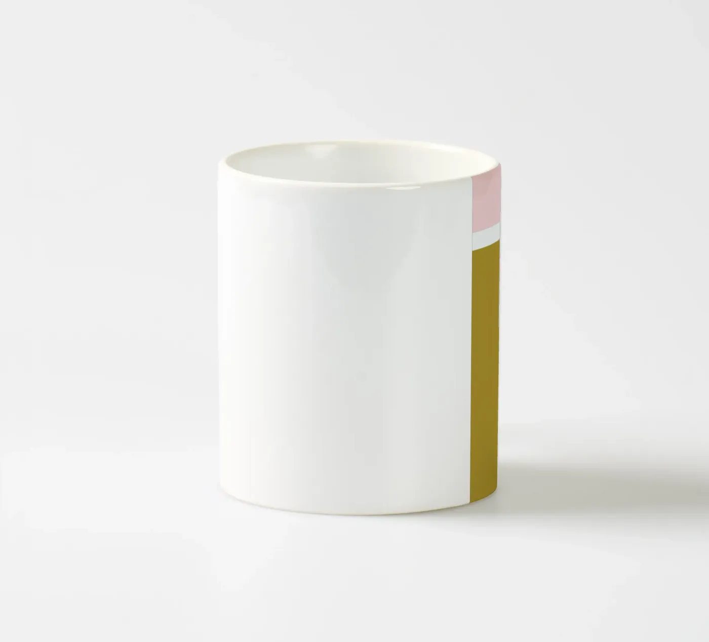 Color Blocking ceramic mug by Linda Gobeta