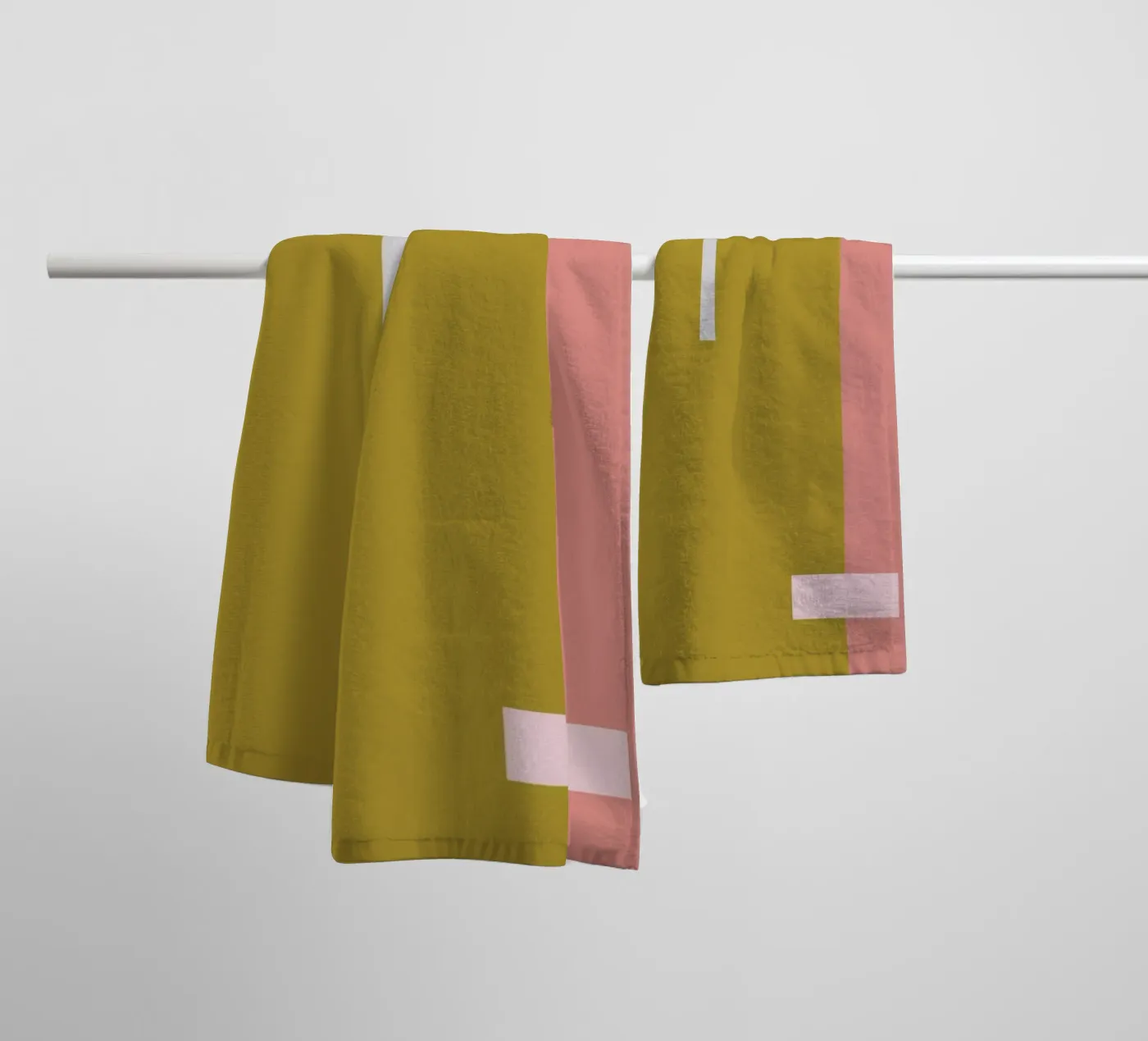 Color Blocking badhanddoek van Linda Gobeta