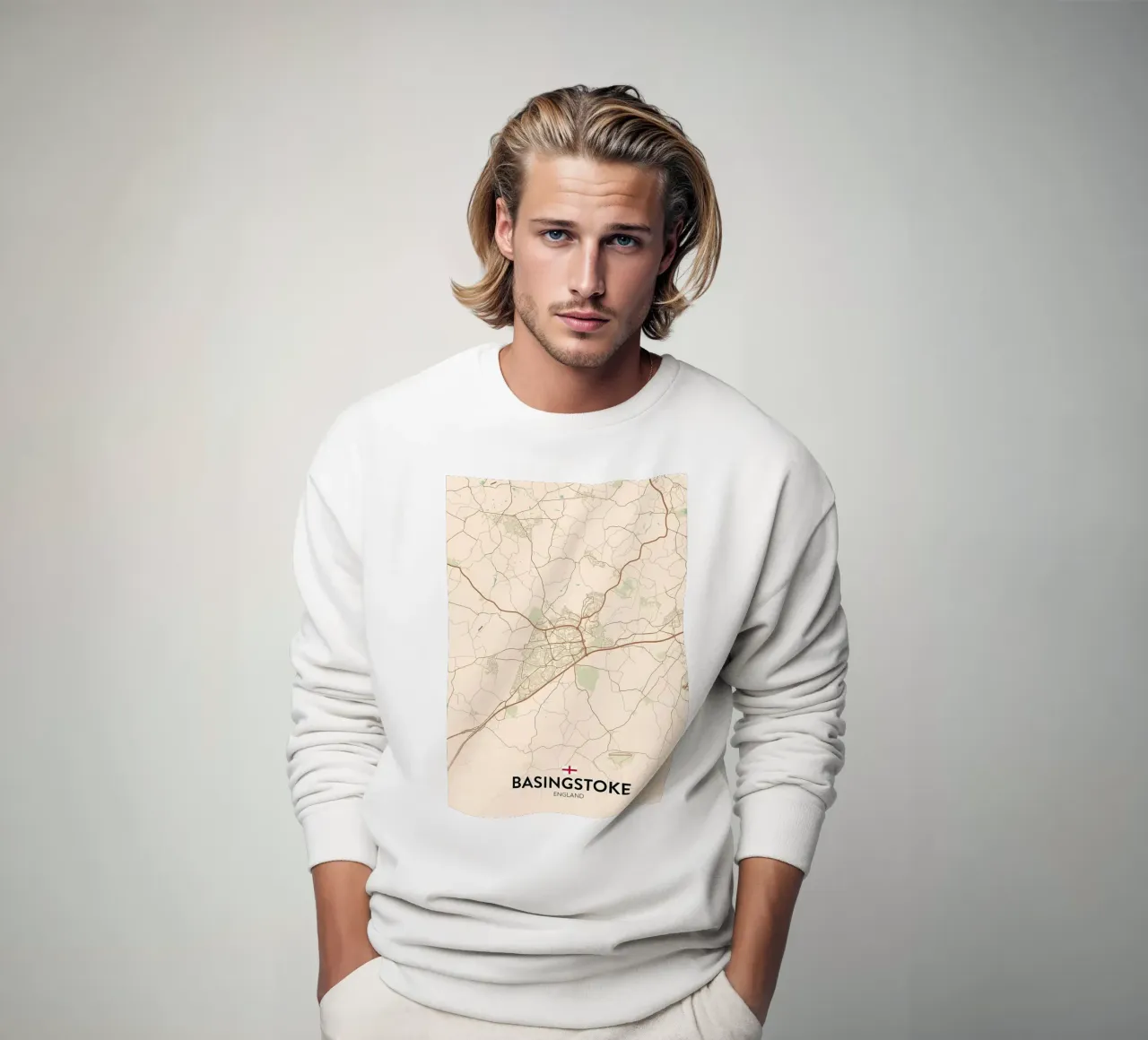 Basingstoke UK sweatshirt by Jacob W MICKELSON