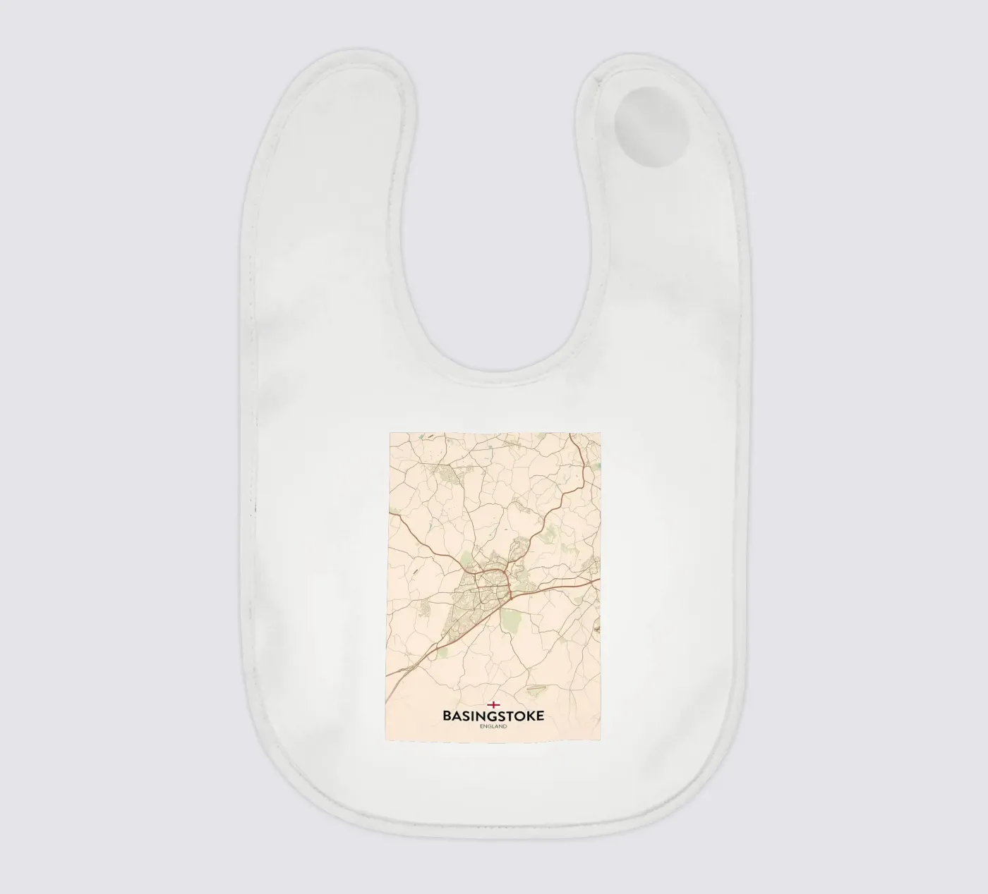 Basingstoke UK baby bib by Jacob W MICKELSON