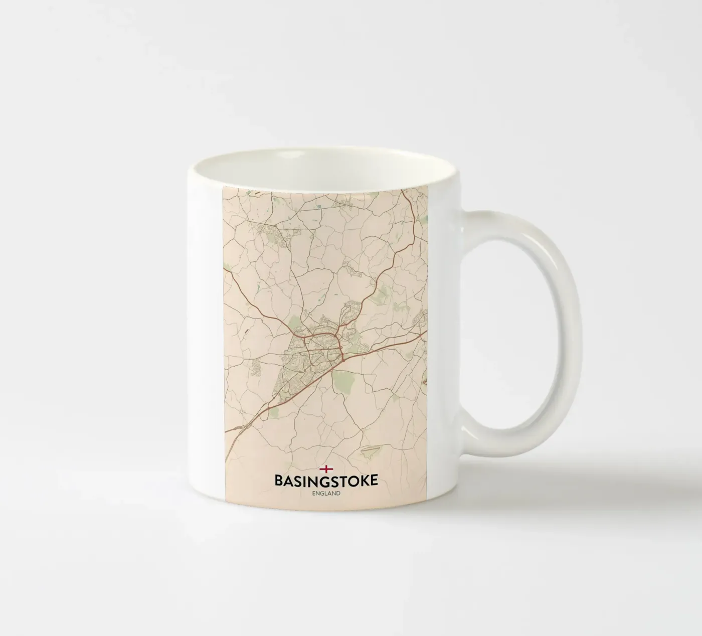 Basingstoke UK ceramic mug by Jacob W MICKELSON
