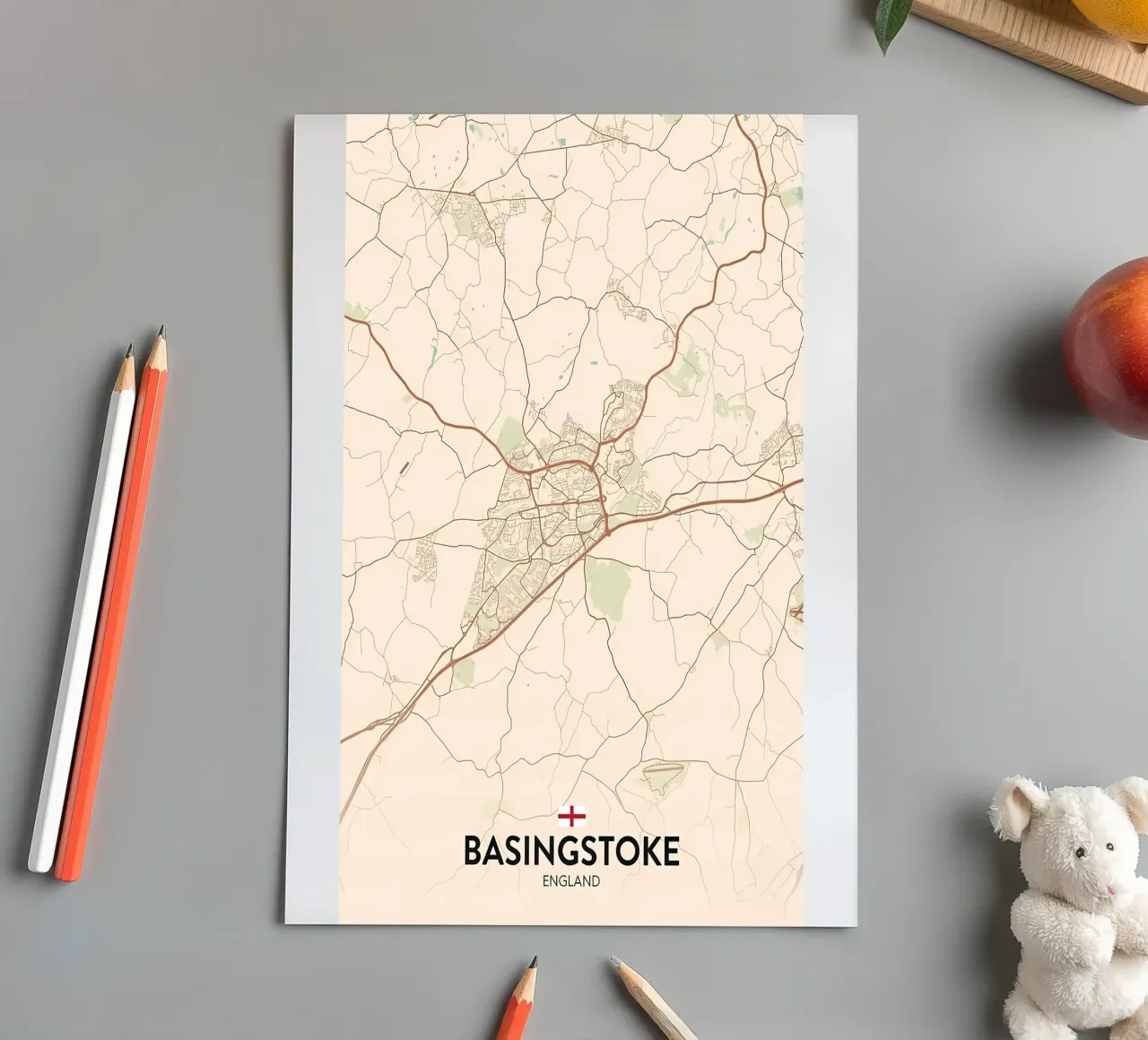 Basingstoke UK sticker sheet by Jacob W MICKELSON