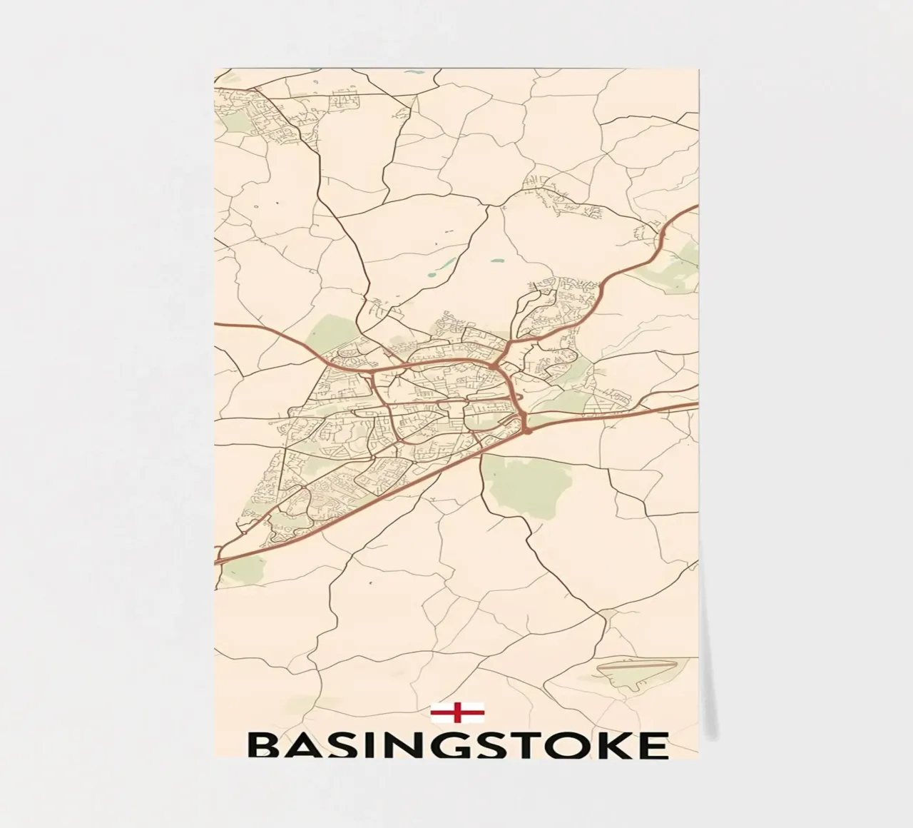 Basingstoke UK sticker sheet by Jacob W MICKELSON
