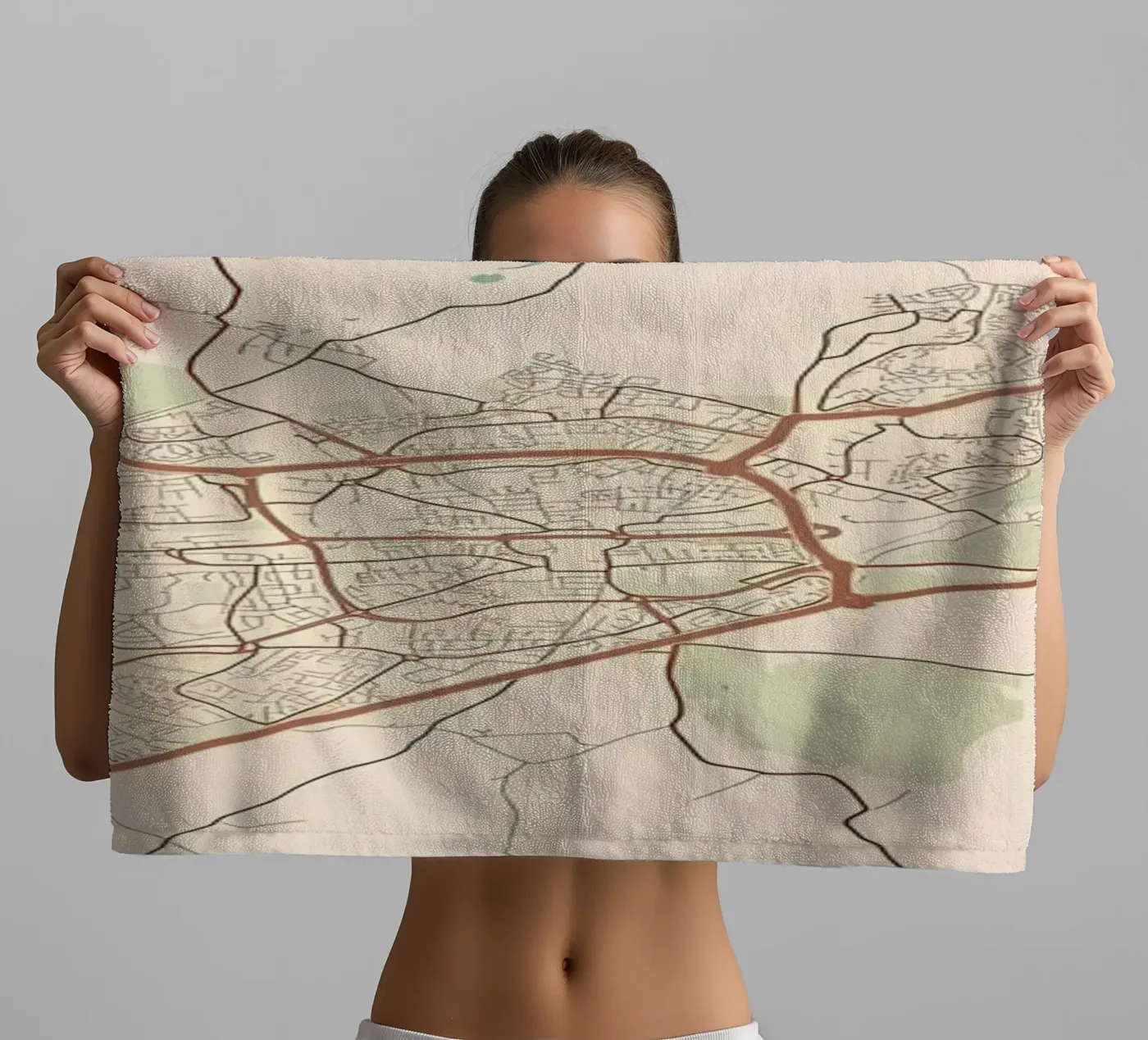 Basingstoke UK badhanddoek van Jacob W MICKELSON