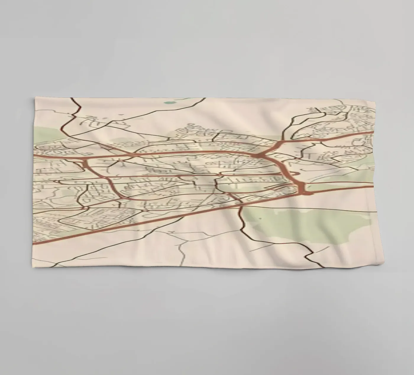 Basingstoke UK badhanddoek van Jacob W MICKELSON