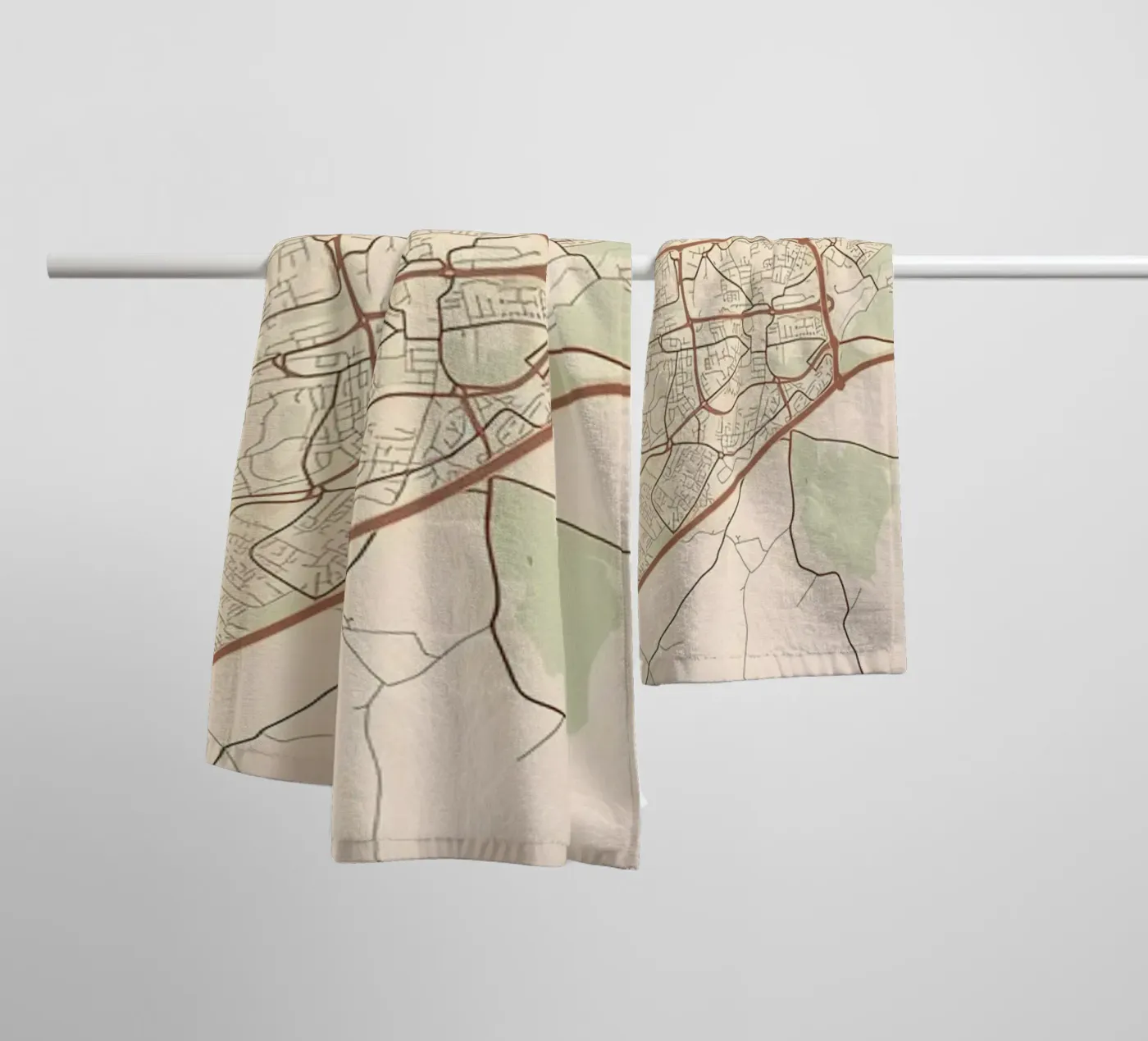 Basingstoke UK badhanddoek van Jacob W MICKELSON