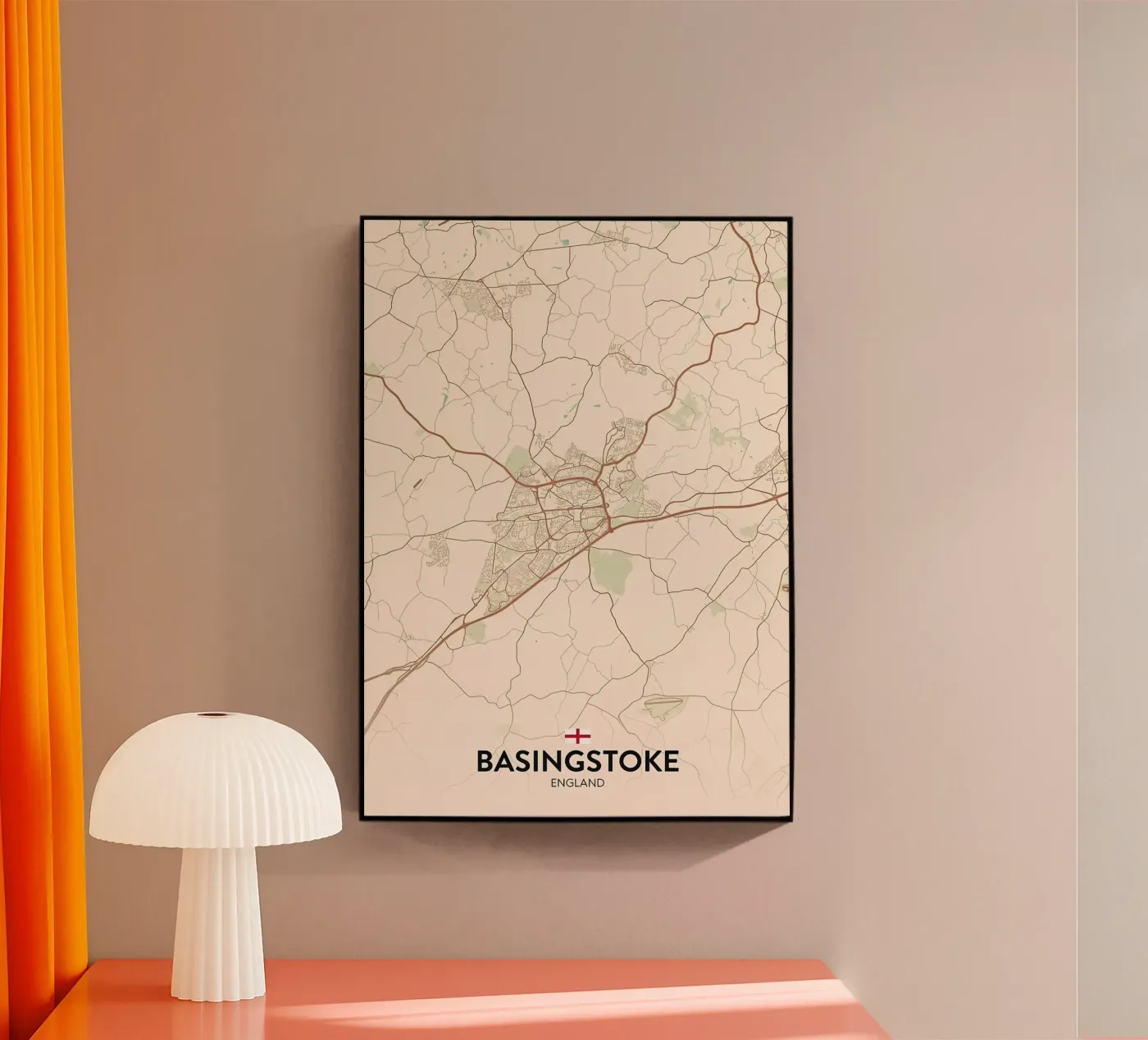 Basingstoke UK acryl van Jacob W MICKELSON