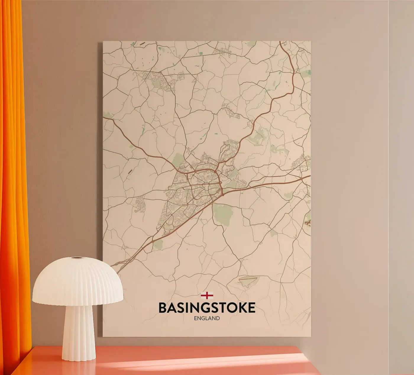 Basingstoke UK acryl van Jacob W MICKELSON